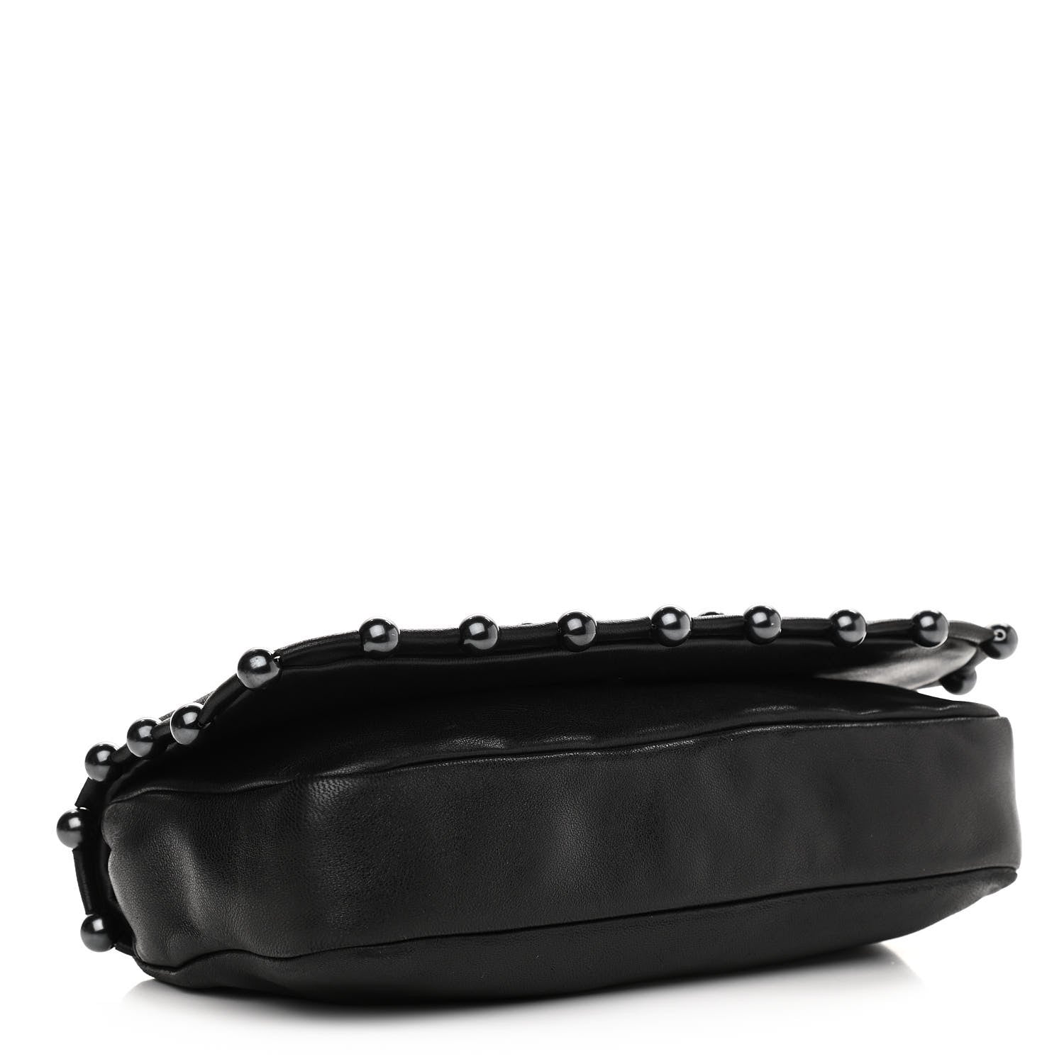 Chanel Lambskin Pearl Obsession Flap Black 4 of 10