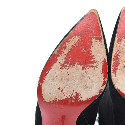 Christian Louboutin Veau Velours Alta Piga 70 Boots 39.5 Black 7 of 8