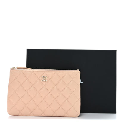 Chanel Caviar Quilted Cosmetic Case Beige 24 of 27
