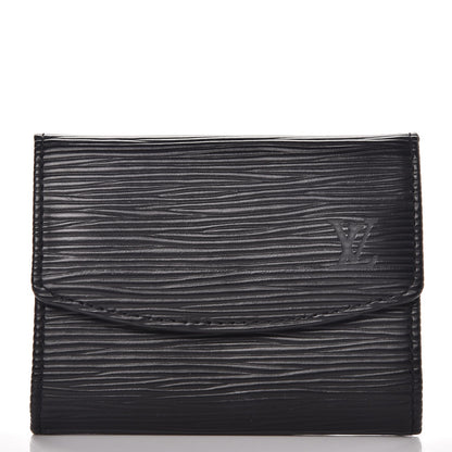 Louis Vuitton Epi Porte-Monnaie Simple Coin Purse Black 1 of 7