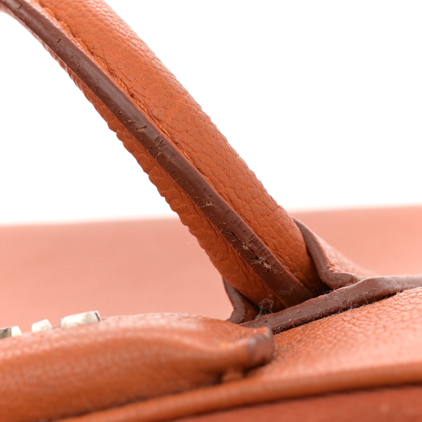 Sugar Goatskin Mini Antigona Rust