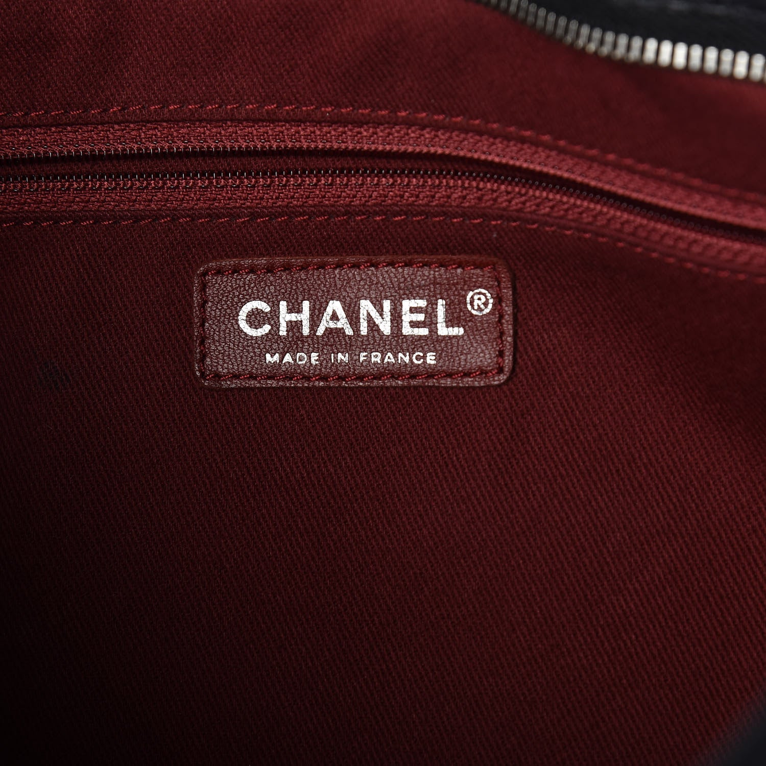 Chanel Caviar Large CC Tuck Tote Black 6 of 9