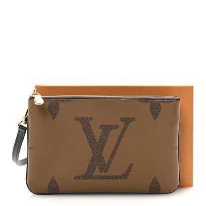 Louis Vuitton Reverse Monogram Giant Double Zip Pochette 10 of 10
