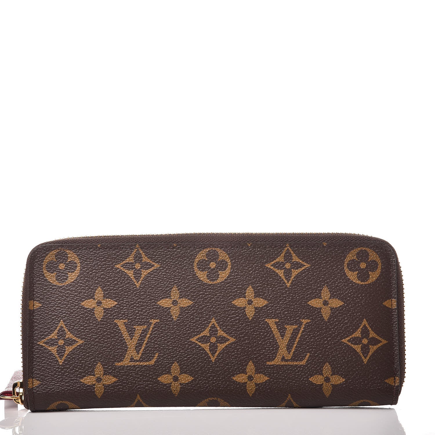 Louis Vuitton Monogram Clemence Wallet Fuchsia 1 of 7