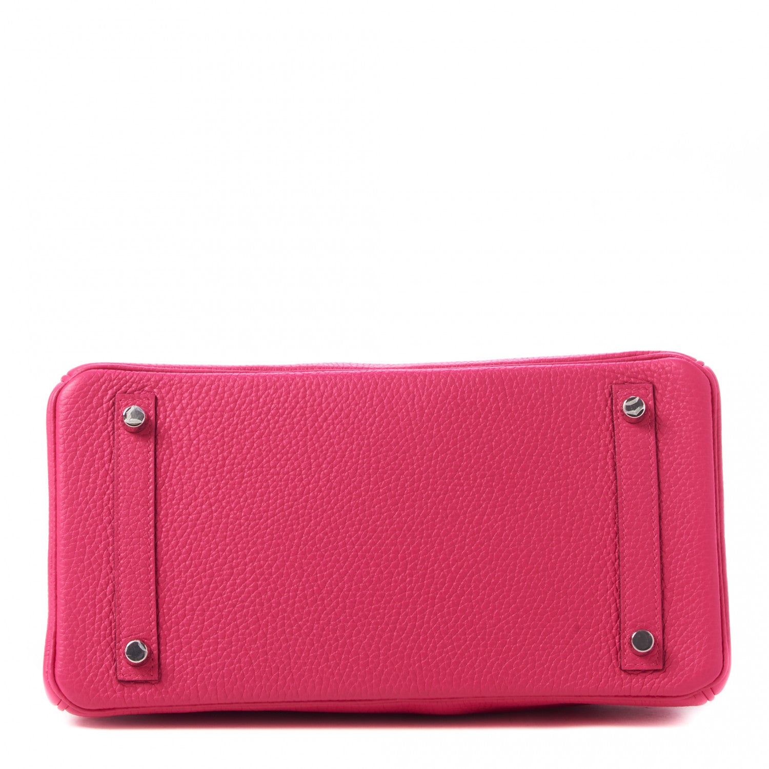 Hermes Taurillon Clemence Birkin 30 Rose Shocking 6 of 31
