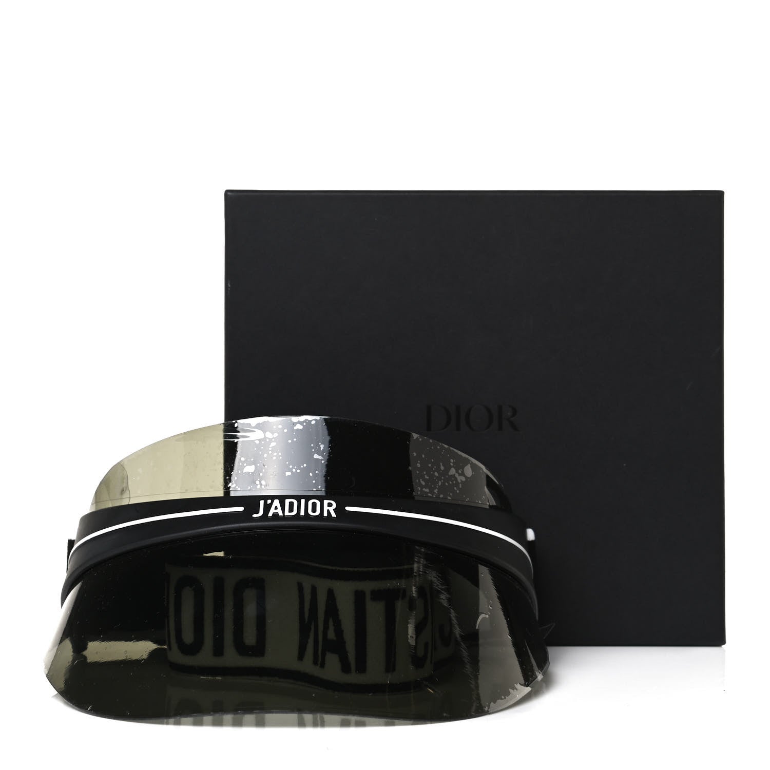 Christian Dior Mirrored DiorClub1 Sun Visor Black 14 of 15