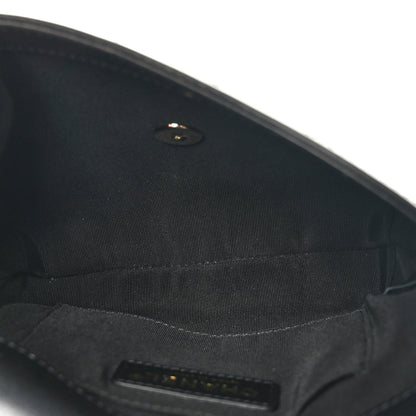 Chanel Calfskin Stitched Small Covered CC Flap Bag Black 5 of 9