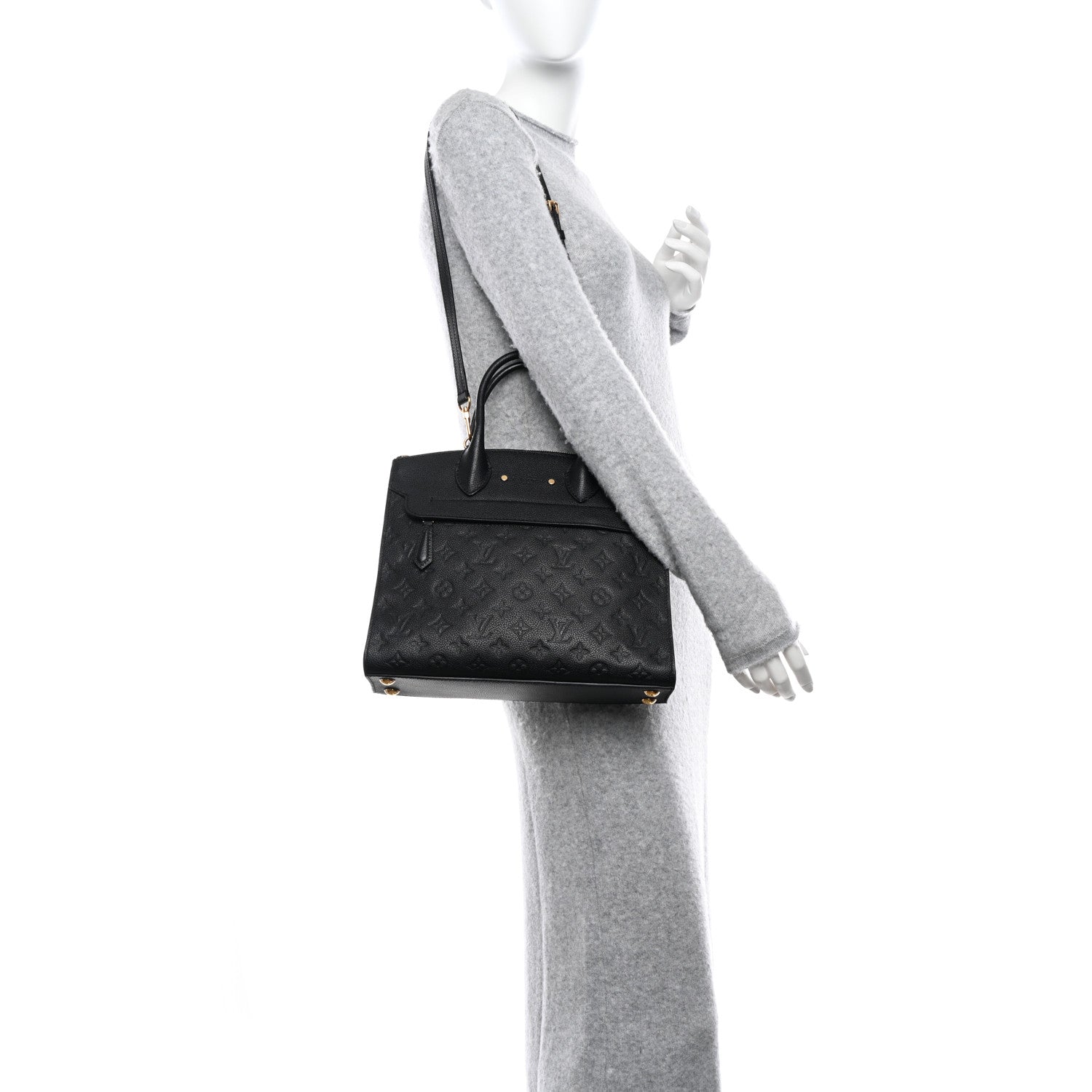 Louis Vuitton Empreinte Pont Neuf MM Black 2 of 12