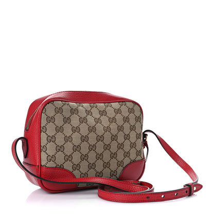 Gucci Monogram Mini Bree Messenger Bag Red 3 of 13