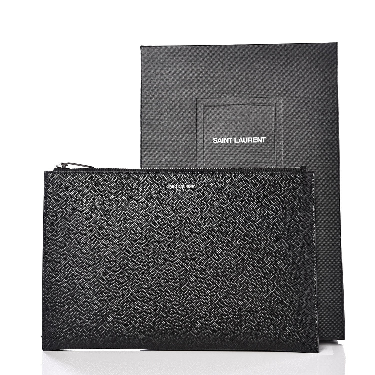 Saint Laurent Grain de Poudre Mini Tablet Holder Black 7 of 7