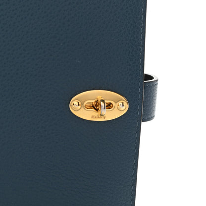 Mulberry Natural Grain Calfskin Postman's Lock Agenda Blue 7 of 10