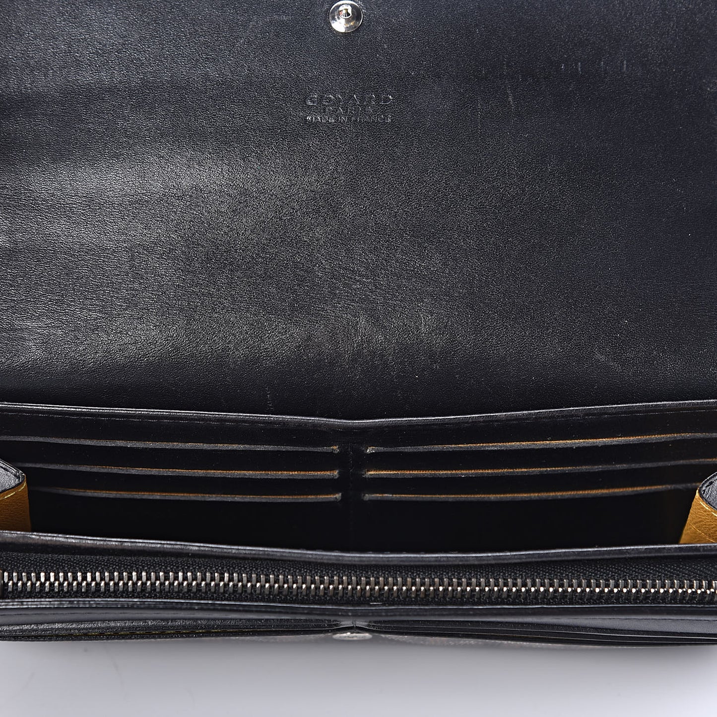 Goyardine Varenne Long Wallet Black