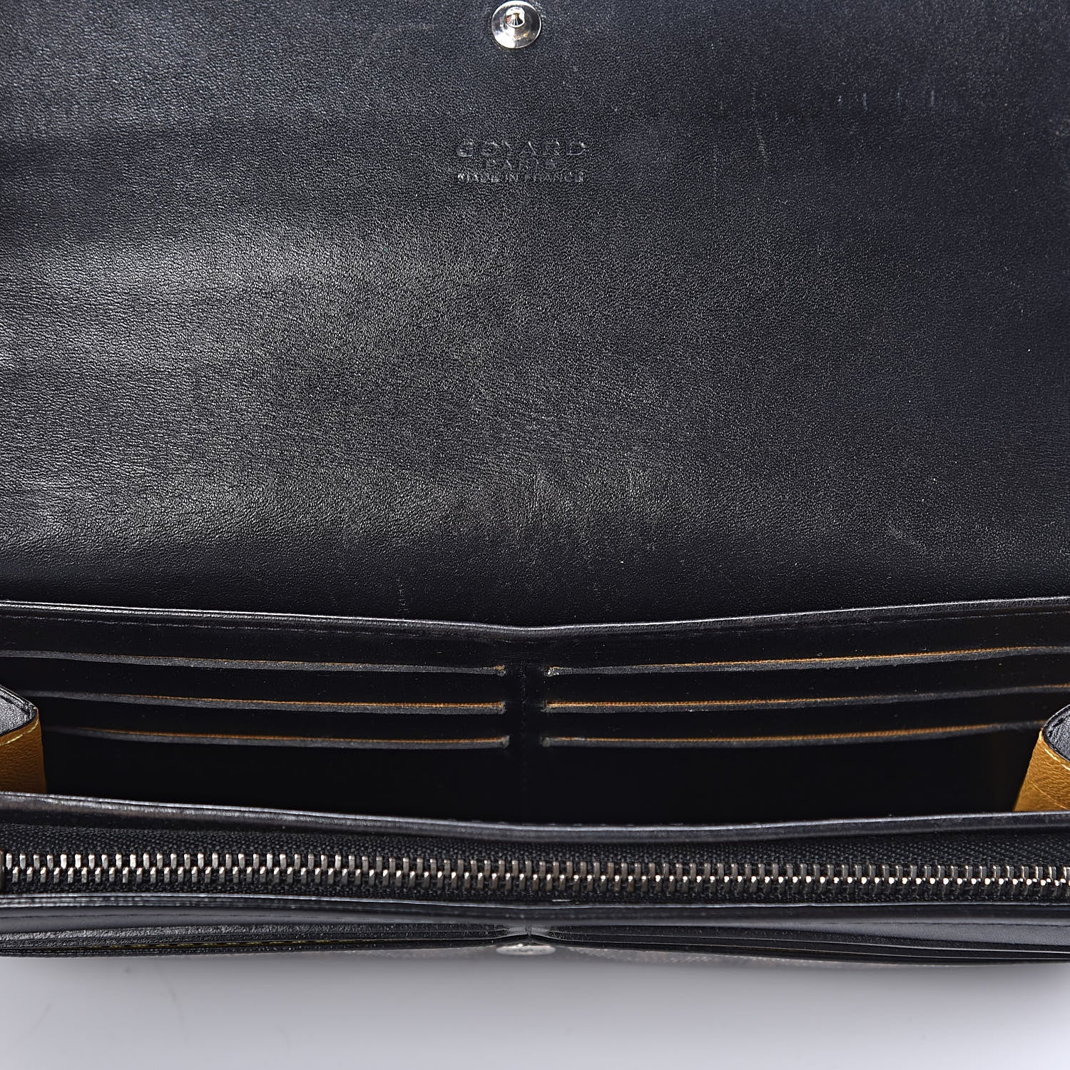 Goyard Goyardine Varenne Long Wallet Black 7 of 9