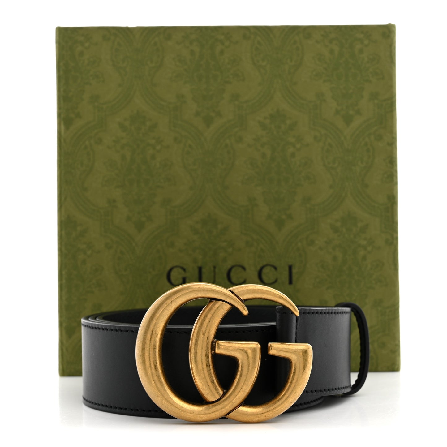 Calfskin Double G 40mm Belt 95 38 Black