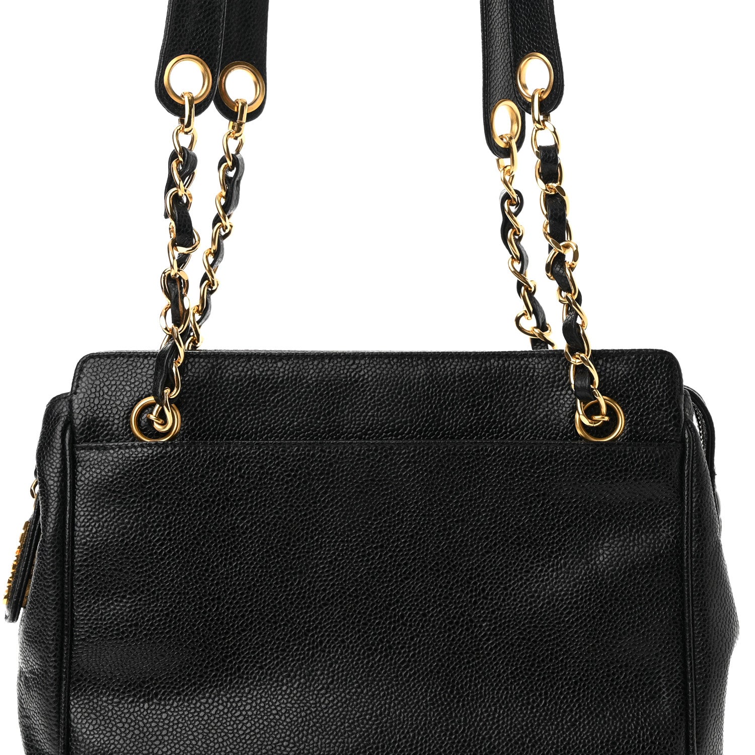 Chanel Caviar CC Shoulder Bag Black 7 of 11