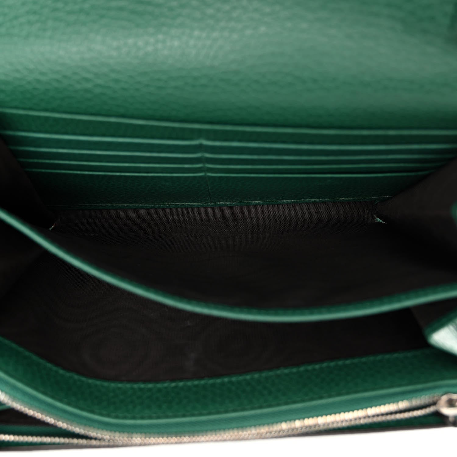 Gucci Calfskin Mini Dionysus Chain Wallet Emerald 5 of 9