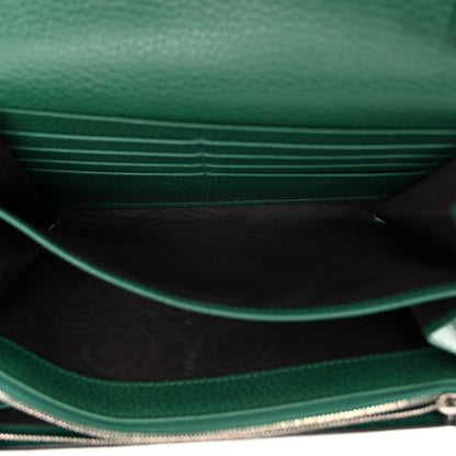 Gucci Calfskin Mini Dionysus Chain Wallet Emerald 5 of 9