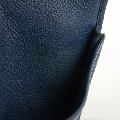 Hermes Taurillon Clemence Evelyne II PM Brighton Bleu 11 of 11