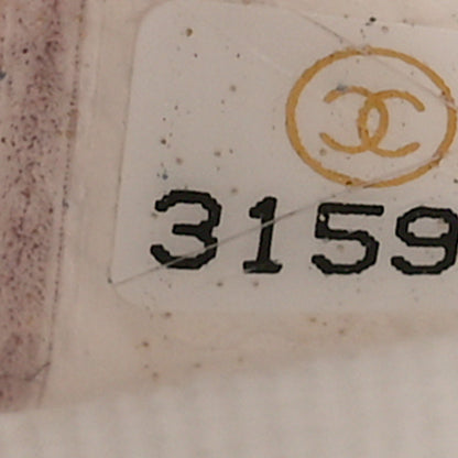 Chanel Caviar Quilted Cosmetic Case White 7 of 10