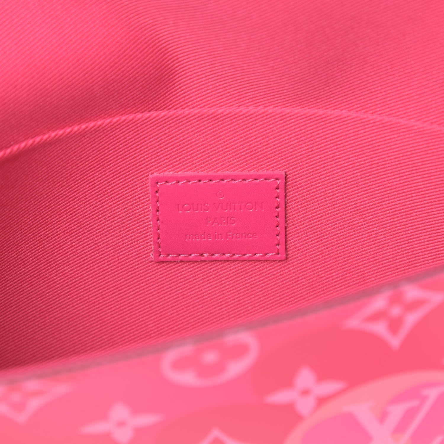 Louis Vuitton Vernis Valentine Pochette Felicie Chain Wallet Fuchsia 8 of 13