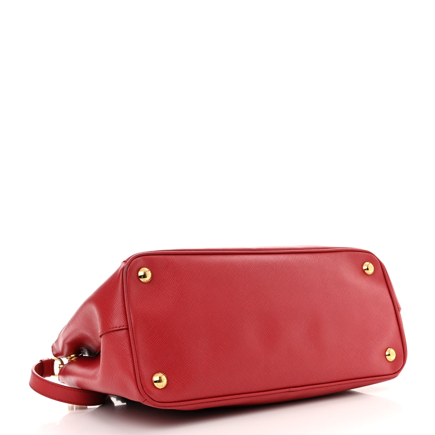 Prada Saffiano Small Galleria Double Zip Tote Fuoco 4 of 14