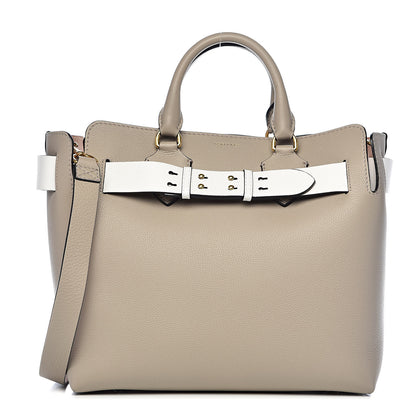 Burberry Soft Grain Calfskin Medium Belt Bag Mineral Grey 1 of 12