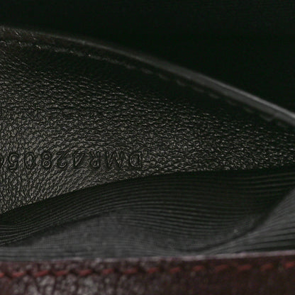 Saint Laurent Sheepskin Matelasse Chevron Monogram Medium College Bag Rouge Legion 8 of 11