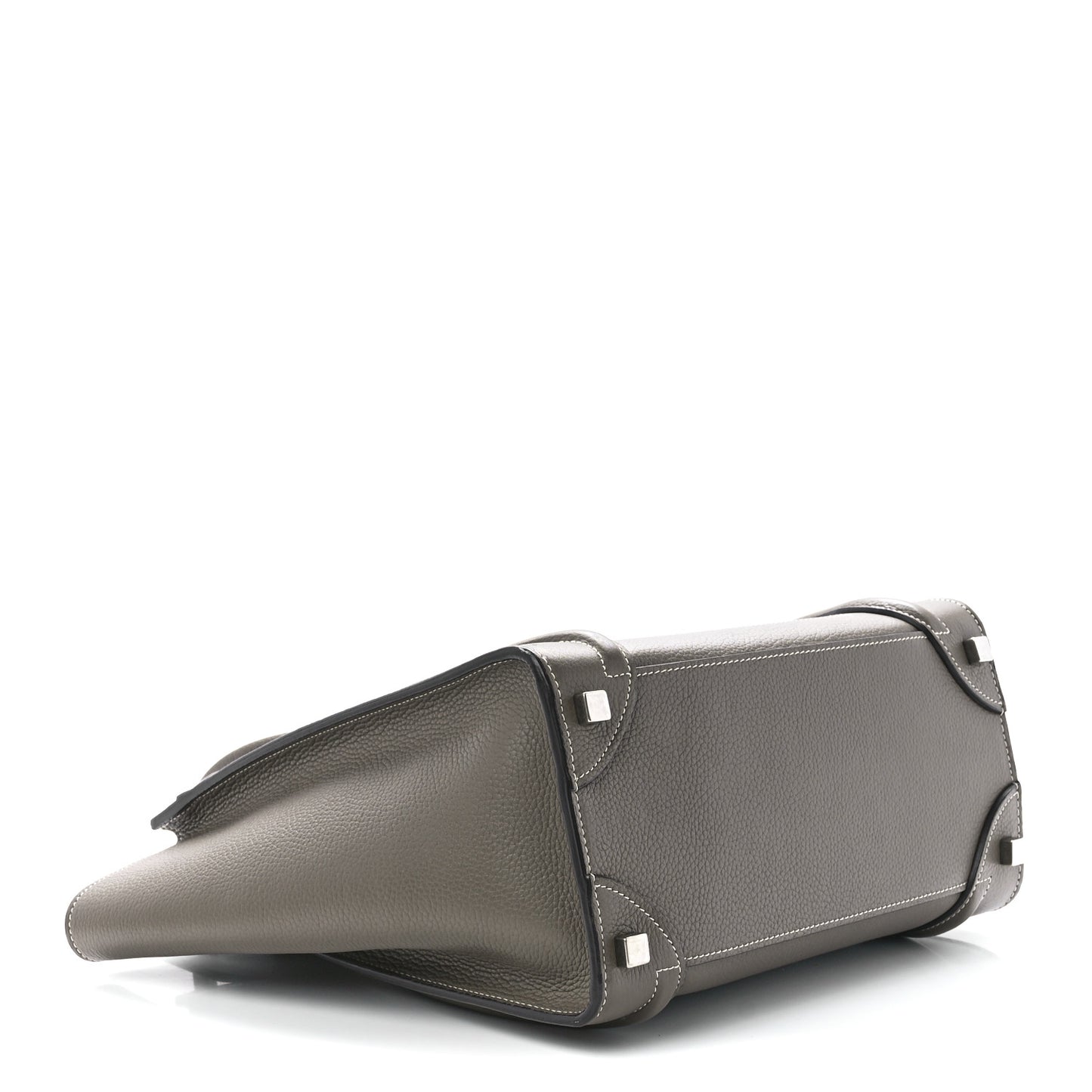 Drummed Calfskin Micro Luggage Souris