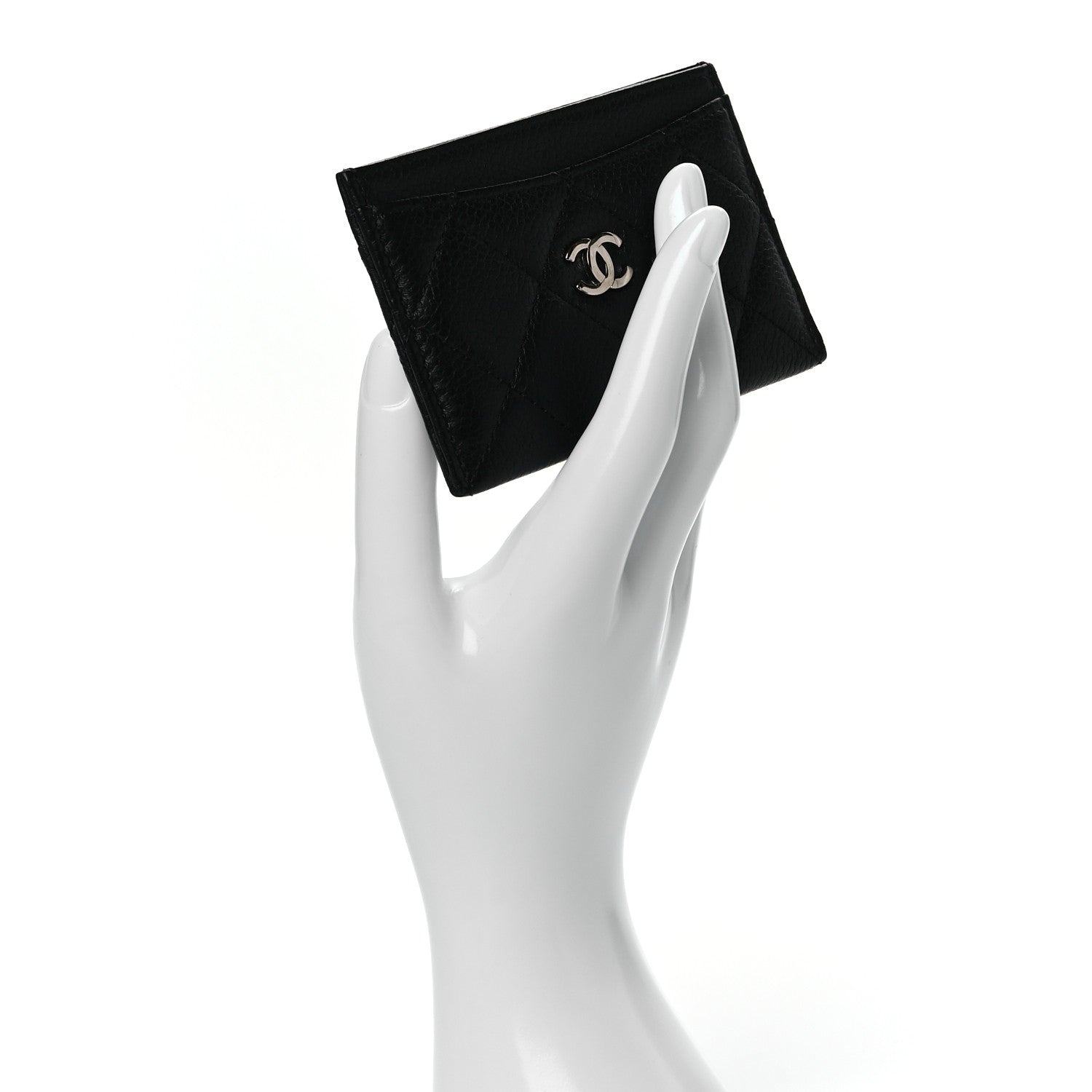 Chanel Caviar Quilted Card Holder Black 2 of 9