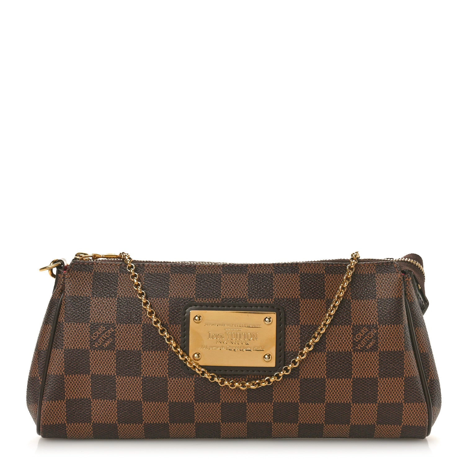 Louis Vuitton Damier Ebene Eva Clutch 1 of 10