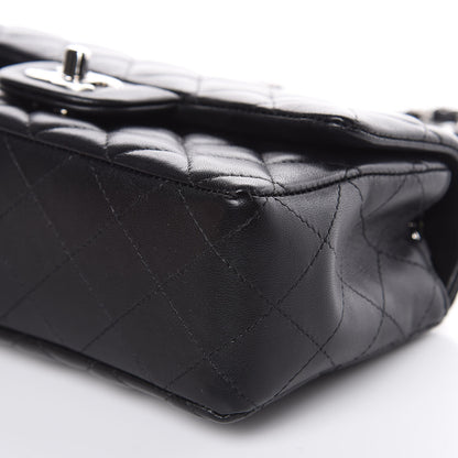 Chanel Lambskin Quilted Mini Rectangular Flap Black 9 of 12
