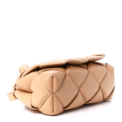 Bottega Veneta Nappa Intreccio Padded Top Handle Shoulder Bag Almond 4 of 13
