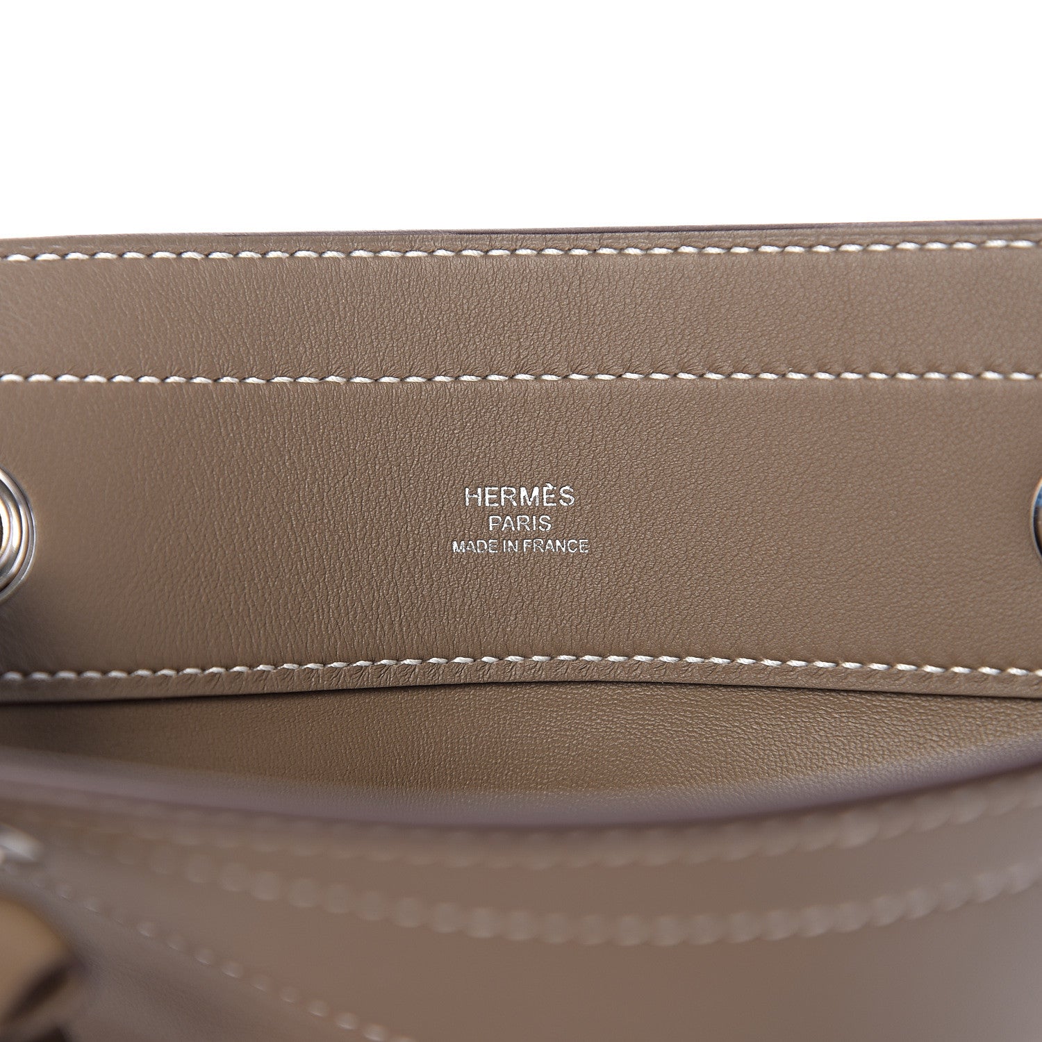 Hermes Milo Lambskin Swift Mini Aline Etoupe 5 of 6