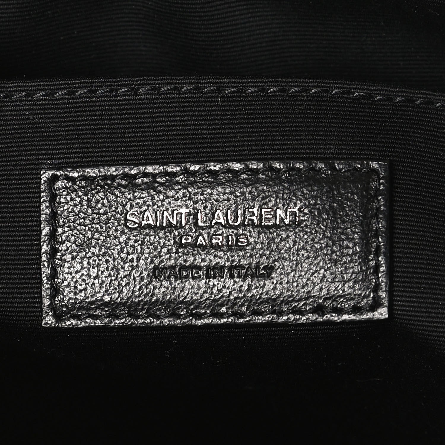 Saint Laurent Calfskin Matelasse Monogram Lou Camera Bag Black 6 of 11