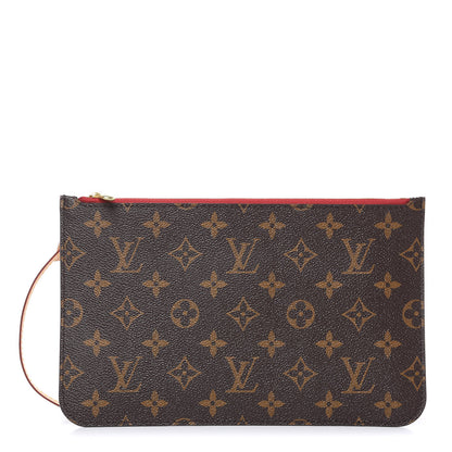 Louis Vuitton Monogram Neverfull MM GM Pochette Cherry 1 of 6