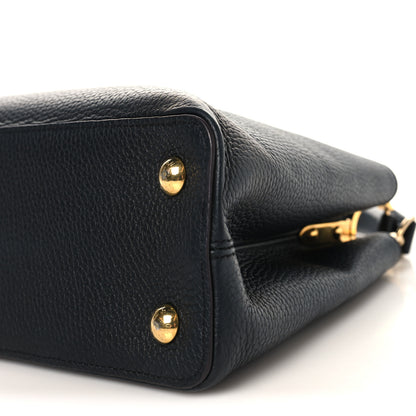 Louis Vuitton Taurillon Capucines PM Black 9 of 9
