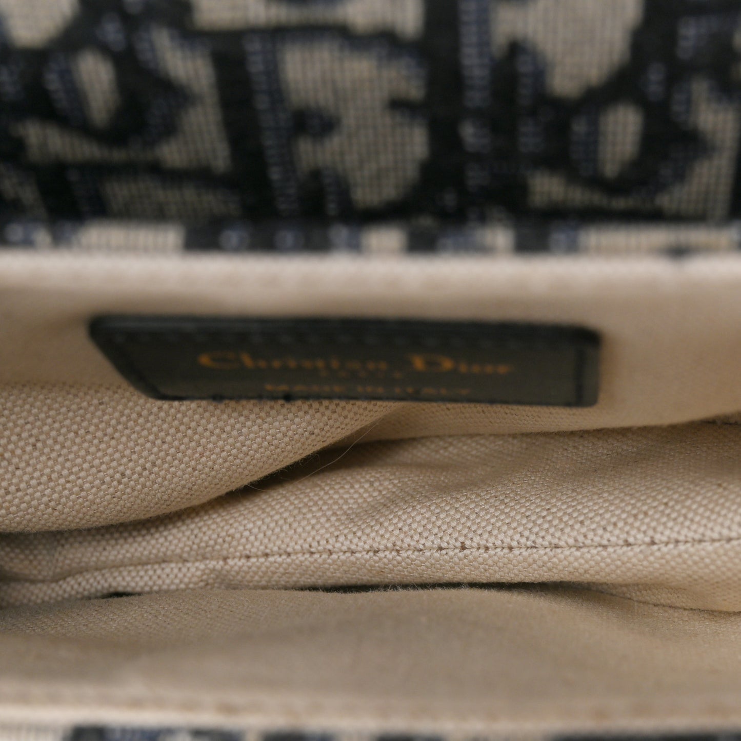 Oblique Mini Saddle Bag Blue