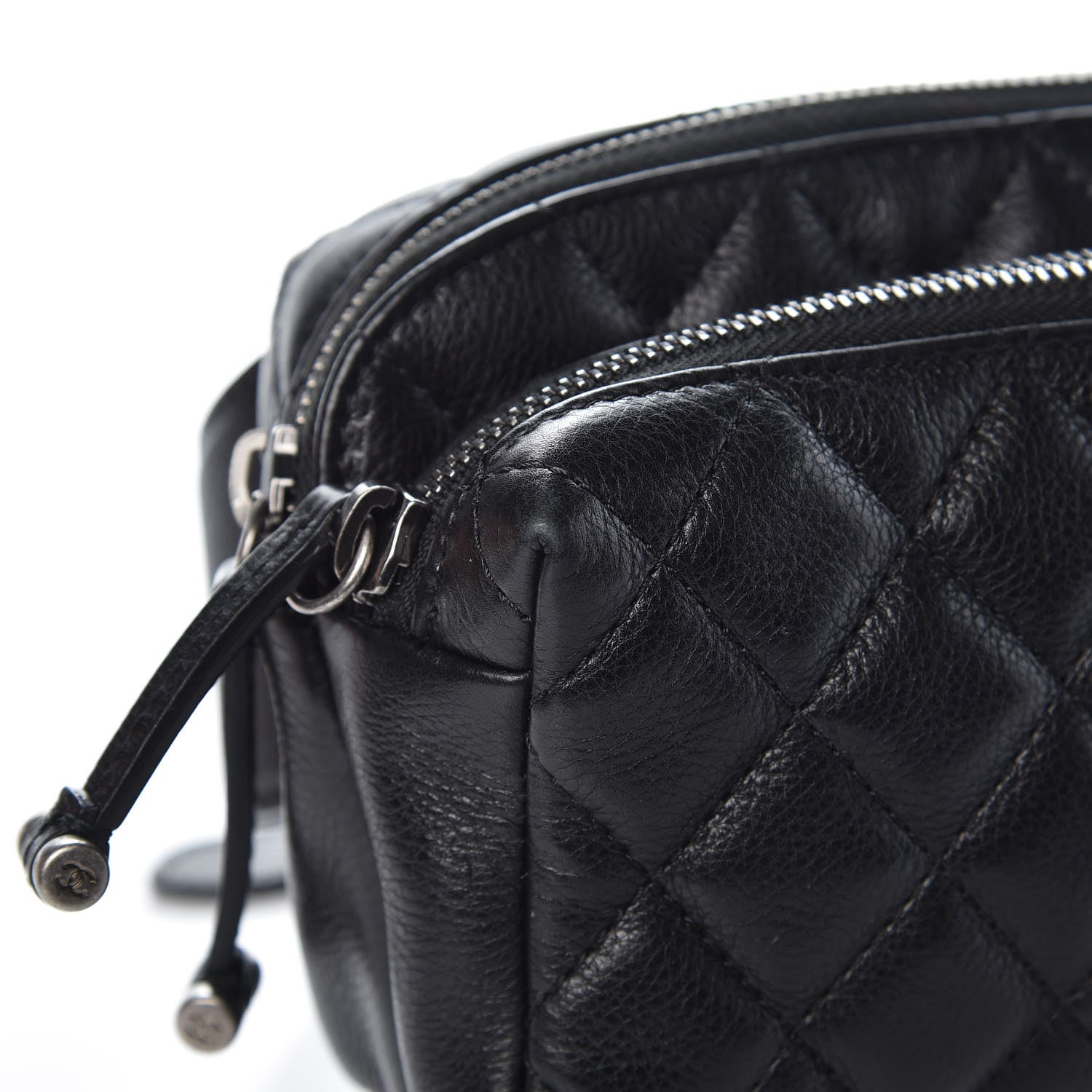 Chanel Calfskin Quilted Waist Bag Black 10 of 11