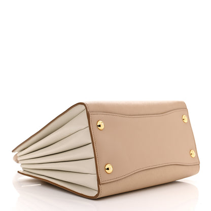 Prada Saffiano City Calfskin Bibliothèque Top Handle Cammeo Talco 4 of 15