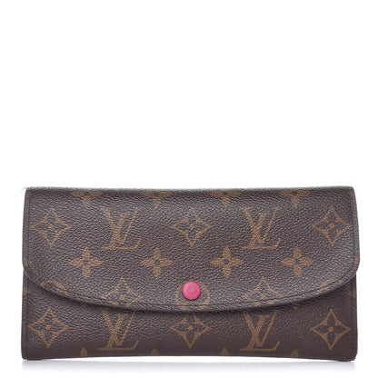 Louis Vuitton Monogram Emilie Wallet Hot Pink 1 of 10
