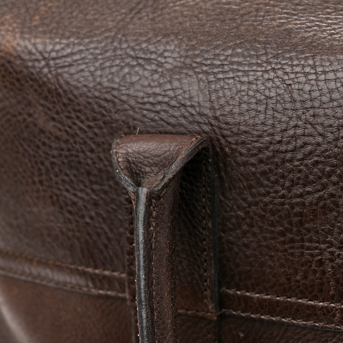 Classic Grain Calfskin Bayswater Chocolate