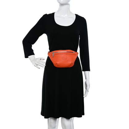 Gucci Piuma Calfskin Jumbo GG Embossed Small Belt Bag Good Orange 2 of 11
