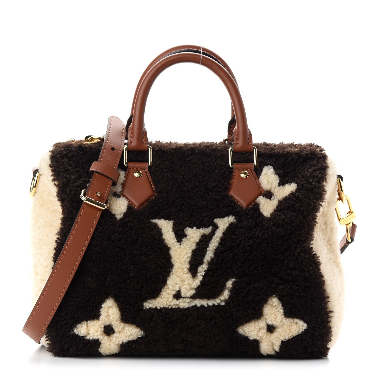 Louis Vuitton Monogram Teddy Speedy Bandouliere 25 1 of 10