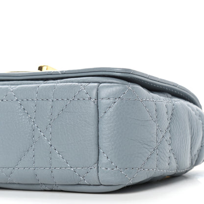 Christian Dior Supple Calfskin Cannage Micro Caro Bag Cloud Blue 9 of 9