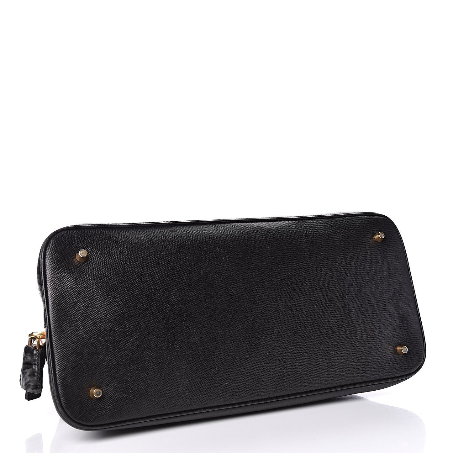 Saffiano Top Handle Dome Satchel Black