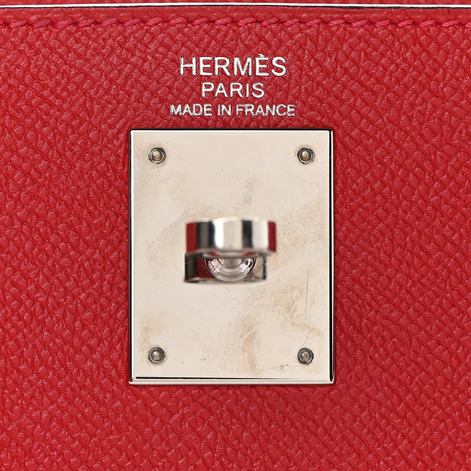 Hermes Epsom Kelly Sellier 32 Rouge Casaque 24 of 29