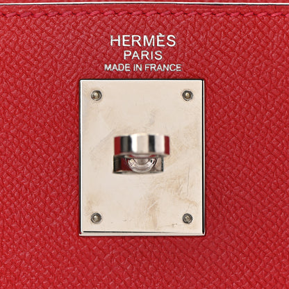 Hermes Epsom Kelly Sellier 32 Rouge Casaque 24 of 29