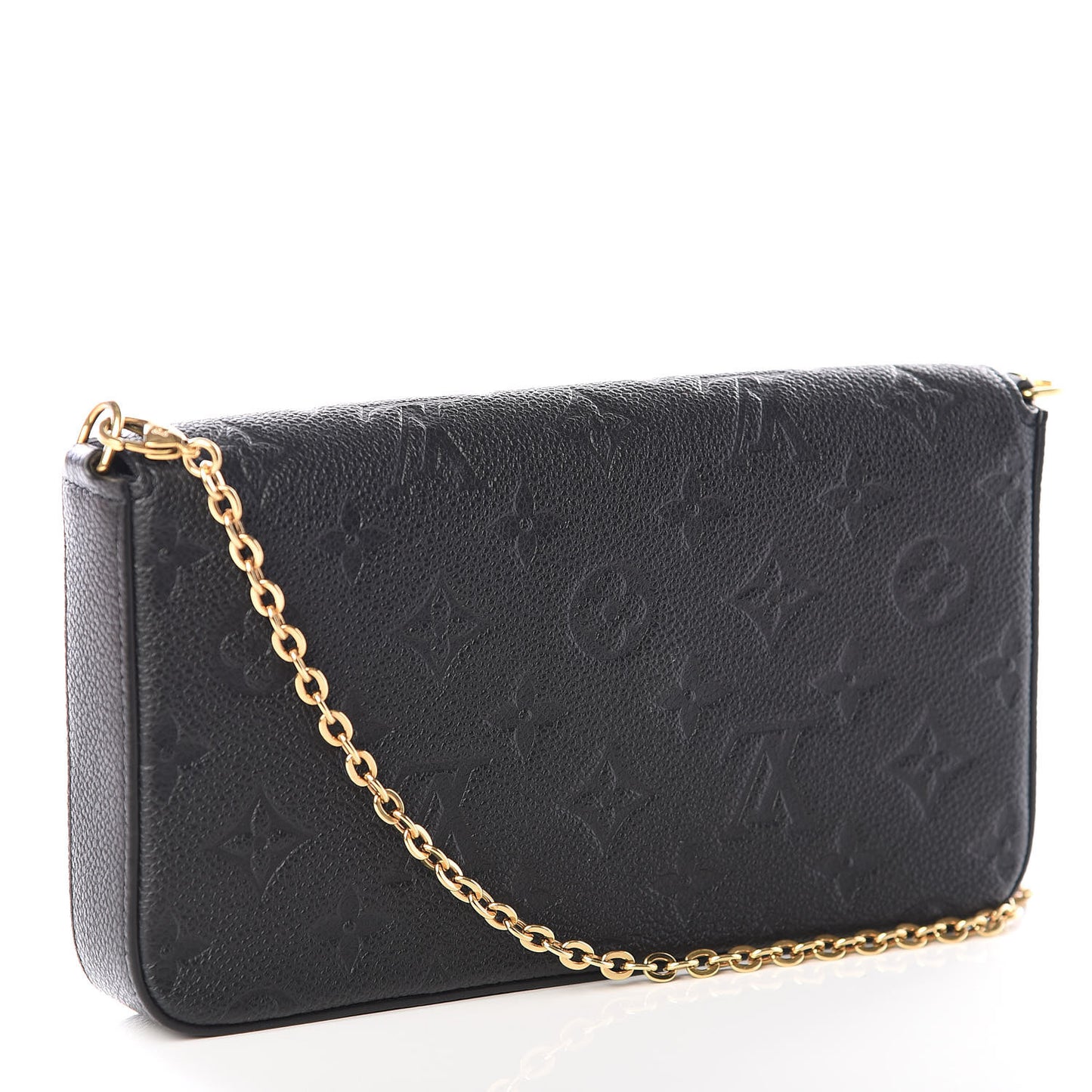 Empreinte Pochette Felicie Chain Wallet Black