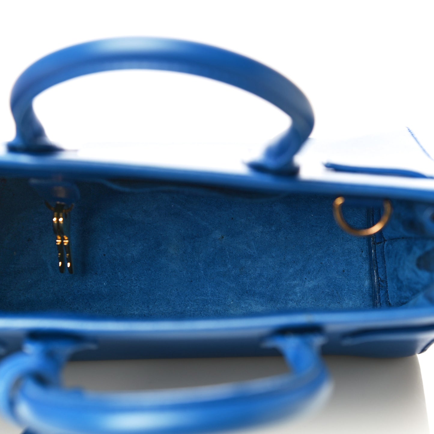 Calfskin Nano Sac De Jour Royal Blue
