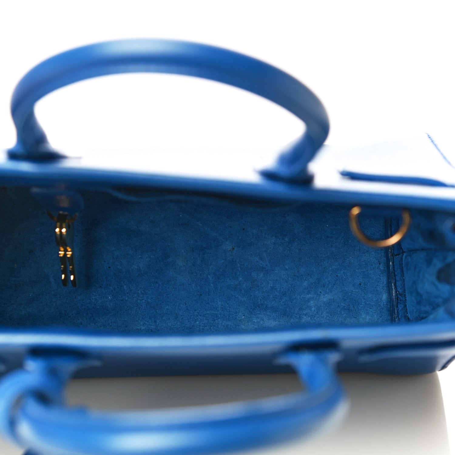 Saint Laurent Calfskin Nano Sac De Jour Royal Blue 4 of 9